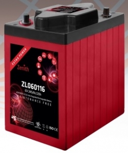ACUMULATOR ZENITH ZL060116 6V | 245AH